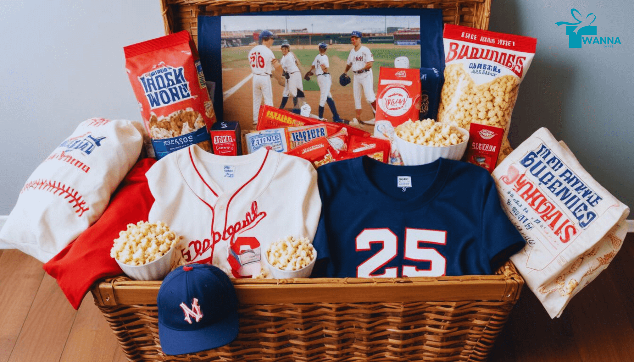 wanna gifts-baseball gift basket super idea