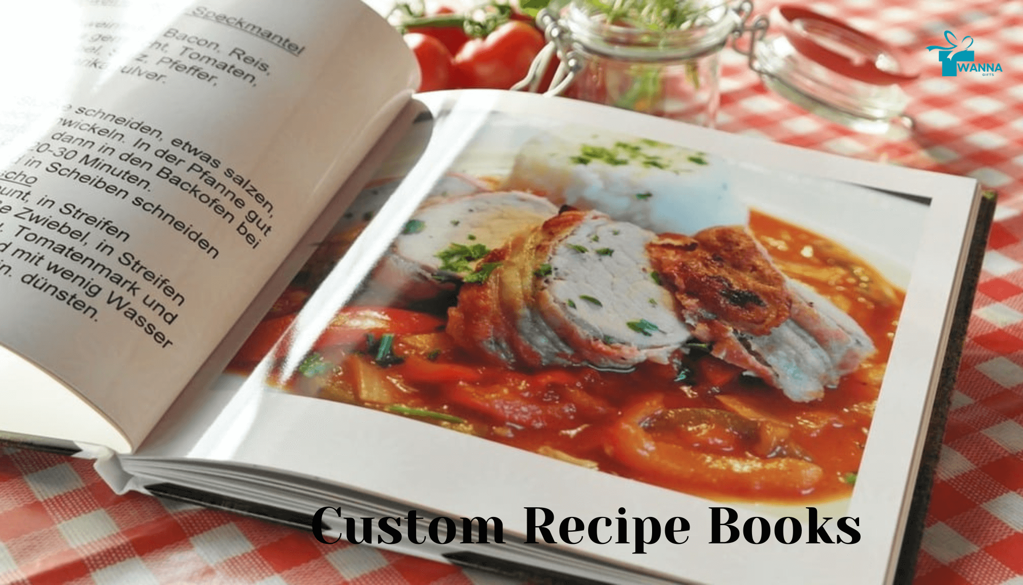 Custom Recipe Books - wanna gifts